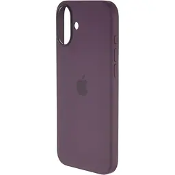 Силіконовий чохол з MagSafe для Apple iPhone 16 Plus сливовий AAA [175885] - мініатюра 3