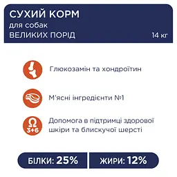 Сухий корм для собак великих порід Club 4 Paws Premium 14 кг (B4530401) - мініатюра 3