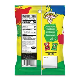 Льодяники Warheads Extreme Sour Hard Candy Assorted Flavors 56г - мініатюра 5