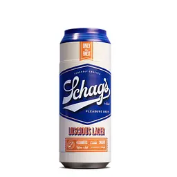 Мастурбатор - банка пива Blush Schag's Luscious Lager Masturbator Frosted, самозмащуваний, вакуум