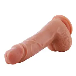 Фалоімітатор Hismith 8.3″ 2-layers Silicone Flesh Dildo ультрареалістичний для секс-машин