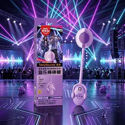 Льодяник Amos Tasty Sounds Audio Lollipop Grape Milk Flavor 12г - мініатюра 3