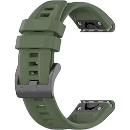 Ремінець DK CDK для Garmin Descent G1 22mm Silicone Sport Band Classic (015189) (green)