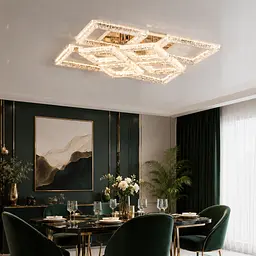 Світлодіодна люстра Splendid Ray LS/4S+4M LED (GD), золото, білий, 100 Вт, від 17-27 м²