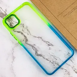 Чохол Epik TPU+PC Fresh sip series для Xiaomi Redmi 9C Бірюзовий / Лимонний - мініатюра 3