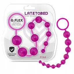 Анальний ланцюжок Latetobed G.Flex 30 см (рожевий) - мініатюра 2