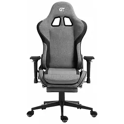 Кресло игровое GT Racer X-2308 Gray/Black (X-2308 Fabric Gray/Black) - миниатюра 7