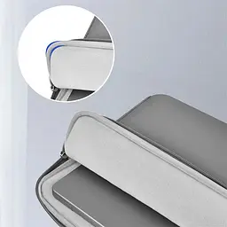 Сумка для ноутбука WiWU Minimalist Laptop Sleeve 15.6`/16` Grey (6936686411400) [160142] - мініатюра 6