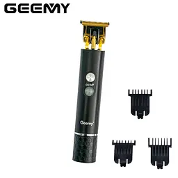 Машинка окантовочна для стрижки чоловіча тример чоловічий Hair Trimmer Geemy GM-6605 - мініатюра 3