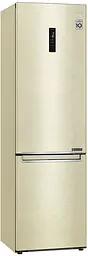 Холодильник LG GA-B509SEKM 203х68х60см 2 дв холодильне відділення 277 л морозильне відділення 107 л A++ NF Інв Диспл. зовнішні Бежевий (GA-B509SEKM) - мініатюра 2