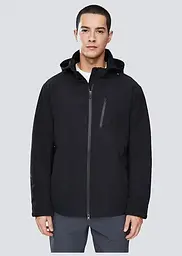 Куртка Windproof Anti-Drilling Hooded Down Jacket 3XL черная - мініатюра 3