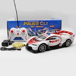 Радіокерована Поліцейська Машина з мігалками та Бузкою Bugatti Veyron - мініатюра 2