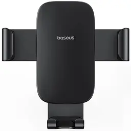 Автотримач Baseus Metal Age 3 Gravity Car Mount (Air Outlet Version) (C40467600) Cluster Black - мініатюра 2