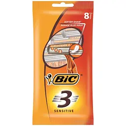 Бритва Bic 3 Sensitive 8 шт. (3086126692586) - мініатюра 1