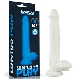 Фалоімітатор, що світиться в темряві LoveToy Lumino Play Dildo 10.5 - мініатюра 6