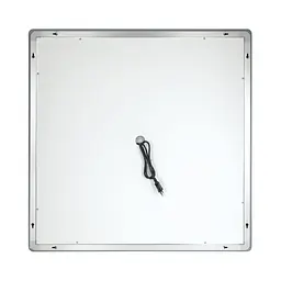 Дзеркало Qtap Mideya 800x800 з LED-підсвічуванням Touch, з антизапотіванням, з годинником, диммером яскравості QT2078NCF8080W - мініатюра 7