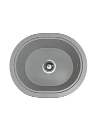 Кухонна мийка Adamant Circum 500x425x180 світло-сірий 627223, Сірий