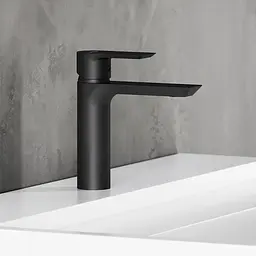 Змішувач для умивальника Damixa 10 black 470210300 - мініатюра 2