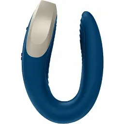 Смарт-вібратор для пар Satisfyer Double Love Luxury Partner Vibrator Blue (SO4929) [104614] - мініатюра 4