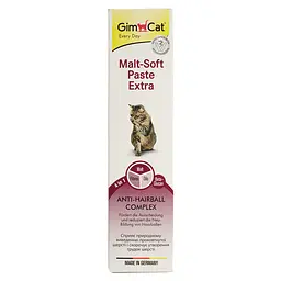 Уцінка. Malt-soft Gimcat Extra Паста для виведення шерсті та поліпшення моторики шлунка 200 г (G-417127/417943)  - мініатюра 1