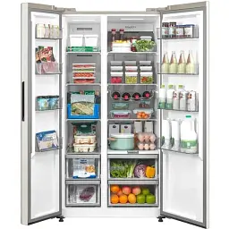 Холодильник Midea MDRS791MIE33 бежевий - мініатюра 5