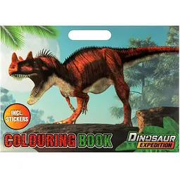 Розмальовка зі стікерами Creative Craft Group Dinosaur Expedition 25 аркушів (961028)