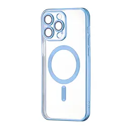 Чохол Ductil Metallic Edge with MagSafe (Protected Camera & Lens) iPhone 15 Pro Max Light Blue