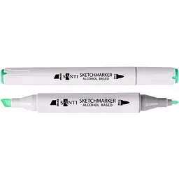 Набір спиртових маркерів Santi Professional SA-68 бірюзовий 6 шт. (390869)