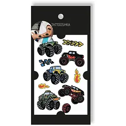 Тату Tattooshka Машини монстри L-64 (4825800010358) shop (4825800010358)