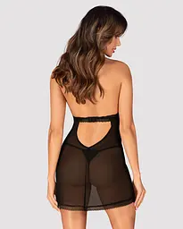 Комплект Obsessive Medilla chemise (Чорний, M/L) Obsessive 100440 96933 - мініатюра 7