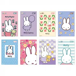 Блокнот Yes Miffy А7 48 аркушів клітинка 1 шт. в асортименті (152566)
