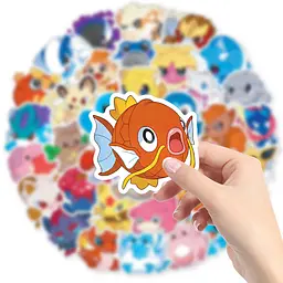 Стікерпак Покемон Набір наклейок GeekLand Pokemon 50 штук - мініатюра 2