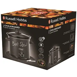 Повільноварка Russell Hobbs ChalkBoard 200 Вт чорна (24180-56) - мініатюра 3