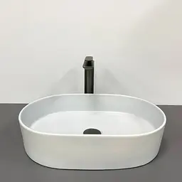 Умивальник VBI Verona 50 gray matt накладний VBI-011319, Сірий - мініатюра 3