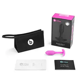 Анальна пробка B-Vibe Snug Plug 1 8,6 см (рожевий) - мініатюра 5