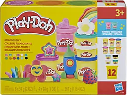 Набір маси для ліплення Hasbro Play-Doh 12 баночок (F1989)