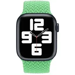 Ремінець CasePro Braided Solo Loop Bright Green Size M для Apple Watch 42mm/41mm/40mm/38mm - мініатюра 2