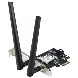 WiFi-адаптер ASUS PCE-AXE5400 PCI Express Wi-Fi 6 (AX) (90IG07I0-ME0B10) - мініатюра 1