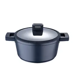 Каструля з кришкою MasterPro Indigo BGMP-7979 24 см індиго - мініатюра 2