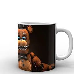 Кухоль GeekLand Five Nights At Freddys П'ять ночей з Фредді постер FN.02.050 330 мл білий - мініатюра 2