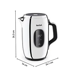 Электрочайник Tefal Majestuo 1.5 л с двойными стенками 9 режимов поддержание температуры kuh0015392 - миниатюра 4