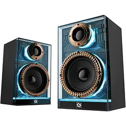 Акустична система 2.0 Defender Futuro, 20Вт Bluetooth/USB/TF/AUX, LED, чорна - мініатюра 5