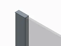 Душова перегородка Koer SR SP03-120x200-TR-01 Walk-In прозоре скло Easy Clean 8 мм, хром KR5398, прозоре, хром - мініатюра 4