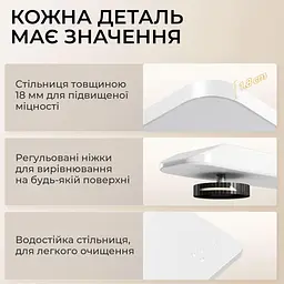 Геймерський стіл Sihoo D03 White (D03-106/D03-107) - мініатюра 12