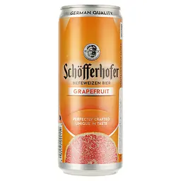 Пиво Schöfferhofer Grapefruit, пшеничне, нефільтроване, із соком, 2,5%, з/б, 0,33 л