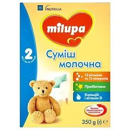 Суха молочна суміш Milupa 2, 350 г