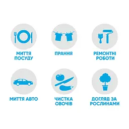 Рукавички господарські Добра Господарочка Латексні Надміць Розмір L (4820086523783) - мініатюра 4