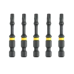 Набір біт DeWALT IMPACT TORSION, ударні, Torx, Т30, L = 57 мм, 5 шт (DT7398T) - мініатюра 2
