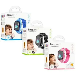 Дитячий смарт-годинник Hoco Y100 Children Watch With Call Function Pink - мініатюра 4