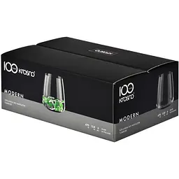 Набір склянок низьких Krosno Modern 420 мл 6 шт. (946313) - мініатюра 3